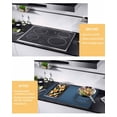 thumbnail image 2 of Large Induction Cooktop Protector Mat Cowboy Blue Stove Top Covers for Electric Stove, Western Country Vintage Texture Decorative Stove Burner Cover Mats, Glass Top Stove Cover, 2 of 7