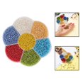 thumbnail image 1 of 4550 Piezas 2mm 12/0 7 colorful glass Beads Starter Material Seguro con Estuche de Almacenamiento Durable para Fabricación de Pulseras perfecl Pulseras de cuentas, 1 of 8