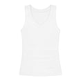 thumbnail image 4 of Tdoqot Girls Ribbed Tank Tops- V Neck Slim Fit Casual Summer Kids Sleeveless Shirts White Size 5-14, 4 of 7