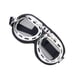 thumbnail image 4 of Casco militar de la Segunda Guerra Mundial, estilo piloto de la RAF, para motocicleta, motocross, todoterreno, scooter, crucero, chopper, gafas de sol UV (marrón oscuro), 4 of 7