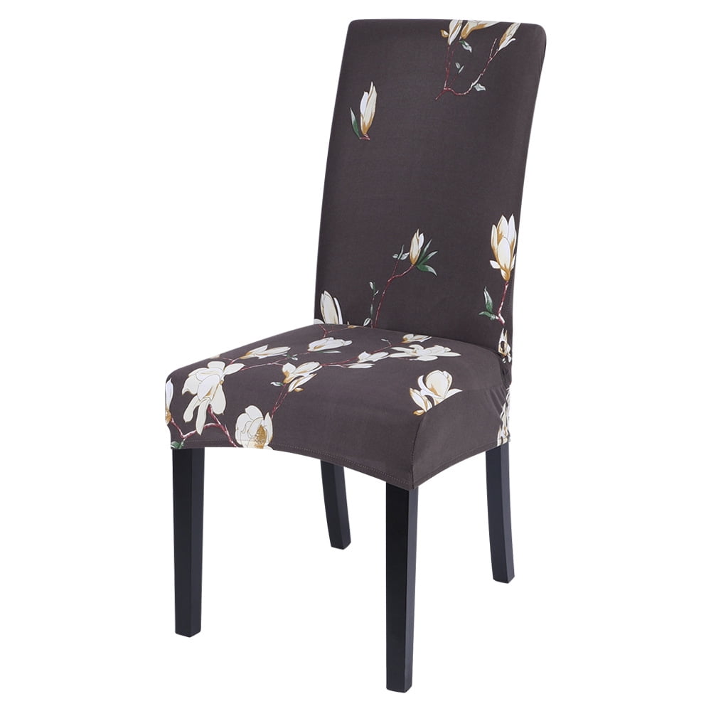 6 Pieces Sets Polyester Spandex Stretch Dining Room Chair Covers
