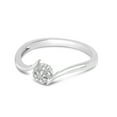thumbnail image 3 of 14K White Gold Diamond Cluster Ring, 3 of 6