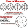 thumbnail image 3 of Martin Wheel 175/80r-13 Radial Trailer Tire & Custom Spoke Wheel Assembly, 3 of 3