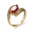 thumbnail image 5 of K-KED Gorgeous Women 2 Colors 18k Yellow Gold Filled Wedding Ring Size 6-10-9-GOLDEN+RED, 5 of 6