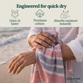 thumbnail image 2 of CLOUDSCAPE Extra Large Beach Towel 6 Pack - 39"x71", Quick Dry Pool Towel, Sand Free Vacation Essentials for Adults, Lightweight Turkish Towel,&nbsp;Easy Pack Bath Towel for Swimmers, Multicolor6, 2 of 9