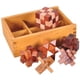 thumbnail image 1 of Juego de rompecabezas de rompecabezas de bloques de madera de 6 piezas Juegos de rompecabezas de madera entrelazados 3D - Juguetes mentales ideales y regalo para niños y adolescentes Sailing Electrónica, 1 of 6