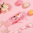 thumbnail image 3 of PACKHOME 30 Pack Macaron Boxes for 4 or 5, Valentine's Day Pink Macaron Packaging Boxes with Window and Ribbon, 4.8×1.9×1.9 inches, 3 of 7