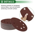 thumbnail image 4 of Hojas de lijado de gancho y lazo Unique Bargains 180x180mm rojas 80 grano para un lijado y pulido eficiente en la fabricación y reparación de automóviles y trabajos en madera, 4 of 7