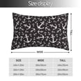 thumbnail image 2 of Yiaed Anchors Print Brushed Microfiber Envelope Pillowcases, Standard,Envelope Closure Pillow Cases(No pillow core)-14"x20", 2 of 6