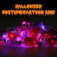 thumbnail image 2 of Halloween Glow Ring - 50 LED twinkle ring, perfect for adults attending Halloween parties in the dark, perfect for birthdays and Halloween celebrations, 2 of 8