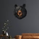 thumbnail image 4 of Cabeza de animal en Faux Taxidermia Busto de animal Máscaras de animales Escultura de pared de pared Busto Estatua León Cabeza de Oso20x9.5x23cm, 4 of 8