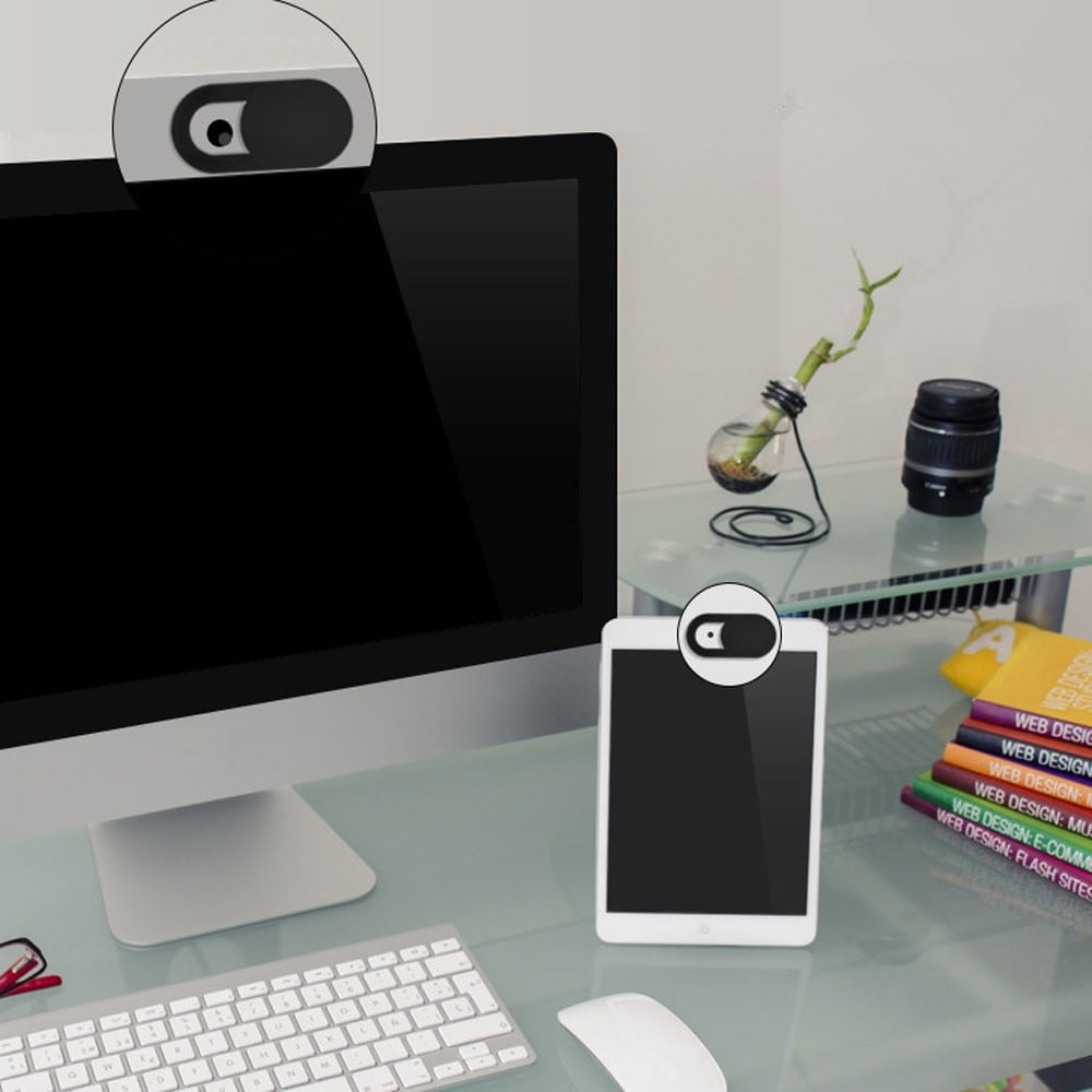 3PCS Webcam Cover Web Camera Privacy Blocker Computer Phone Ultra-Thin Black Lot