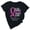Black, variant on Breast Cancers Awareness T Shirt Women Pinks Ribbon Printed Shirt Casual Short Sleeve Round Neckline T Shirt