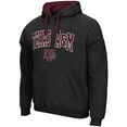 thumbnail image 2 of Men's Colosseum Black Texas Tech Red Raiders Big & Tall Arch & Logo 2.0 Pullover Hoodie, 2 of 3