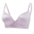 thumbnail image 2 of Tsesme Women's Push up Bra No Underwire Comfortable Everyday Bras Padded Plunge Back Closure Minimizer, 2 of 6