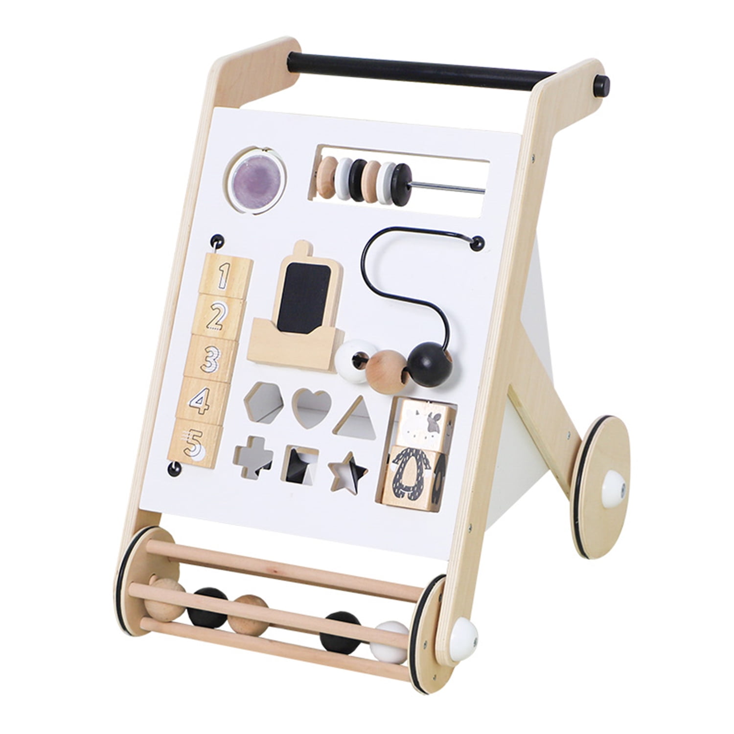 AJAMQ Baby Walkers Universal Wheeled Walkers Prevent Legs From