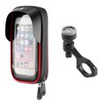 thumbnail image 1 of Soporte para TeléFono de Bicicleta una Prueba de Agua para Bolsa de Montaje en Manillar de Motocicleta Soporte Universal para TeléFono Celular para Scooter de Bicicleta Rojo, 1 of 8