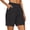 25# Black, variant on Bermuda Shorts Women Cotton Linen Pull On 2026 High Waist Drawstring Elastic Waist with Pockets Casual Summer Beach Daily Wear Ginger M