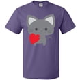 thumbnail image 3 of Inktastic Heart Cat T-Shirt, 3 of 5