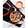 thumbnail image 3 of Red Geometric Kitchen Dish Towels for Drying Dishes Set of 4, Vintage Abstract Stripes Aesthetic Art Waffle Weave Microfiber Hand Tea Bathroom Towels Quick Dry & Absorbent Towel 12x12, 3 of 7