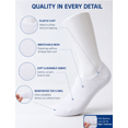 thumbnail image 3 of 6 Pairs Socks Womens Cushioned Low Cut Invisible Liner Socks for Sneakers Casual Daily Wear, 3 of 6