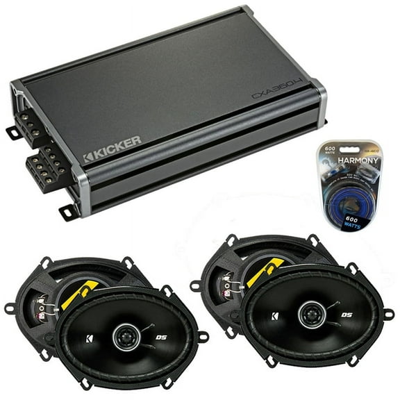 Fits Ford Mustang 1994-1998 Factory Speaker Upgrade Kicker (2) DSC68 & CXA360.4