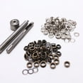 Changmusheng 100 Set Tarp Grommet Kit Eyelet Repair Kit Fabric Grommet Kit Grommets with Tools