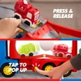 thumbnail image 6 of VROOMIX by JOYIN 3-Layer Extra Large Construction Truck Toys for Boy Girls, 7-in-1 Big Transport Vehicle Carrier Truck with Directional Tracks, Siren & Lights, 6 Cars, Chrismas Birthday Gifts for 3+, 6 of 9