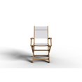 thumbnail image 5 of Curated Maison Cateline 7-Piece Rectangular Teak Outdoor Dining Set in White, 5 of 8