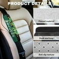 thumbnail image 6 of Yuyamidu Flannel Auto Seatbelt Covers Green Leaf Car Seat Belt Strap Covers St. Patrick's Day Shoulder Cushion Pad for Sedan SUV Truck 2 Pack Green Hat Car Seat Belt Pad Accessories, 6 of 7