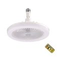 thumbnail image 1 of Mistaha 30W Modern Minimalist Ceiling Fan Light with Aromatherapy Slot, Adjustable Color Temperature, 3-Speed Fan, Timer, Remote Control, Night Light Mode - White, 1 of 7