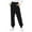 Z2-Black-cinch bottom joggers sweatpants, variant on MKOSPLRT 5-15 Years Cinch Bottom Joggers for Kids Boys Girls Baggy Sweatpants Elastic Waist Solid Athletic Sweatpants with Pocket