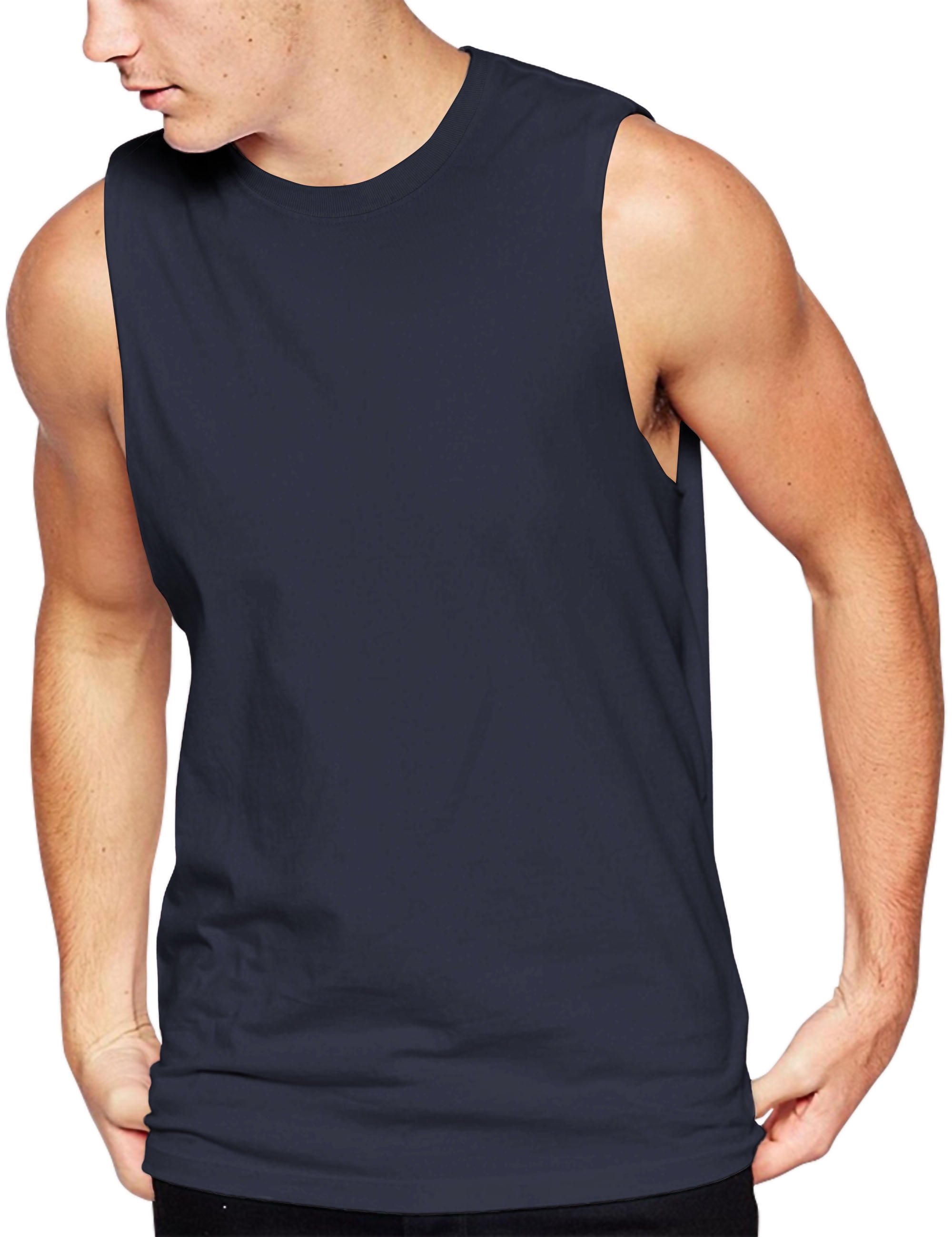Hat and Beyond Men's Muscle Gym Tank Top Sleeveless T-Shirts - Walmart.com
