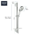 thumbnail image 6 of Grohe Rainshower 26547000 24" Shower Slide Bar Kit - 3 Sprays, 1.75 gpm in Grohe Chrome, 6 of 7