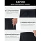 thumbnail image 5 of Pantalones Jogger Rapoo para Hombre, Secado Rápido, Deportivos, Color Negro, Talla 3XL, 5 of 6