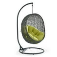 thumbnail image 2 of Modway Hide Outdoor Patio Swing Chair With Stand in Gray Peridot, 2 of 8