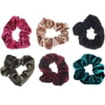 thumbnail image 1 of 6 Pcs Chouchous Colorés Attache-Cheveux Chouchous pour Cheveux Porte-Chignons pour Femmes Adolescentes Filles, 1 of 8