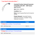 thumbnail image 2 of Camshaft Position Solenoid Connector - Compatible with 2007 - 2009 Saturn Aura 3.6L V6 2008, 2 of 2