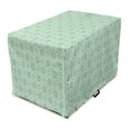 thumbnail image 1 of Mint Dog Crate Cover, Big and Little Circles in Symmetrical Composition with Vintage Pastel Colors, Easy to Use Pet Kennel Cover for Dogs, 35" x 23" x 27", Mint and Pale Green, by Ambesonne, 1 of 6
