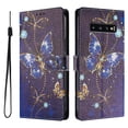 thumbnail image 1 of FOXDOCK Funda Tipo Cartera para Samsung Galaxy S10 Plus con Soporte y Correa – Diseño de Patrones Lindos, 1 of 6