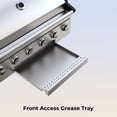 thumbnail image 3 of 6-Burner Built-In Gas Grill, 60,000 BTU Outdoor Kitchen Grill with 859.8 Sq.in Cooking Area, LPG/NG, Perfect for Backyard BBQs, 3 of 9