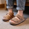 thumbnail image 2 of Oiyii Boys Basic Beach Sandals Athletic Summer Solid Color Soft Sole Outdoor Water Shoes, 2 of 5