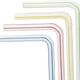 thumbnail image 4 of 500pcs Plastic Drinking Straws 8 Inches Long Aed Striped Flexible Bendable Disposable Straws, 4 of 5