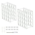 thumbnail image 1 of Lefu Removable 16/32 Hole Vinyl Roll Holder Acrylic Wrapping Paper Storage Rack, 1 of 6