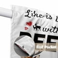 thumbnail image 4 of Deer Swag Valances for Windows, Kitchen Curtains 36 Inch Length 2 Panels Set, Wildlife Animals Farmhouse Country Elk Short Curtains for Small Windows Rod Pocket Cafe Curtains Drapes 28"x36", 4 of 8