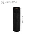 thumbnail image 2 of Unique Bargains 2 Pcs 10" x 30Feet PP Decorative Mesh Ribbon, Black with Black Foil, 2 of 5