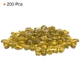 thumbnail image 3 of 200g/0.44lb 7-9mm Decorativas Vidrio Piedras Pulido Vidrio Guijarros Mármoles DIY Decoración para Jarrón Relleno Cuentas Pescado Tanque Acuario Jardín Amarillo, 3 of 7