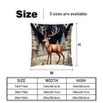 thumbnail image 5 of Elk Deer Covers - Set of 2 Throw Pillow Covers with Unique Patterns for Living Room Decor - Available in 16x16, 18x18, and 20x20 Inches Throw Pillows for All Occasions, 5 of 6
