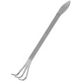 thumbnail image 1 of Una grada de raíces de acero inoxidable, herramienta para árbol en maceta con suelo de 3 aflojamientos, con mango ergonómico, gancho de raíz de metal de mano, herramienta de jardín, 1 of 5