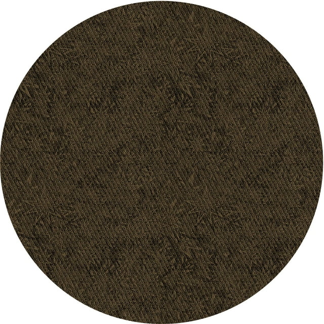 Ahgly Company Machine Washable Indoor Square Transitional Midnight Gray Area Rugs, 3' Square